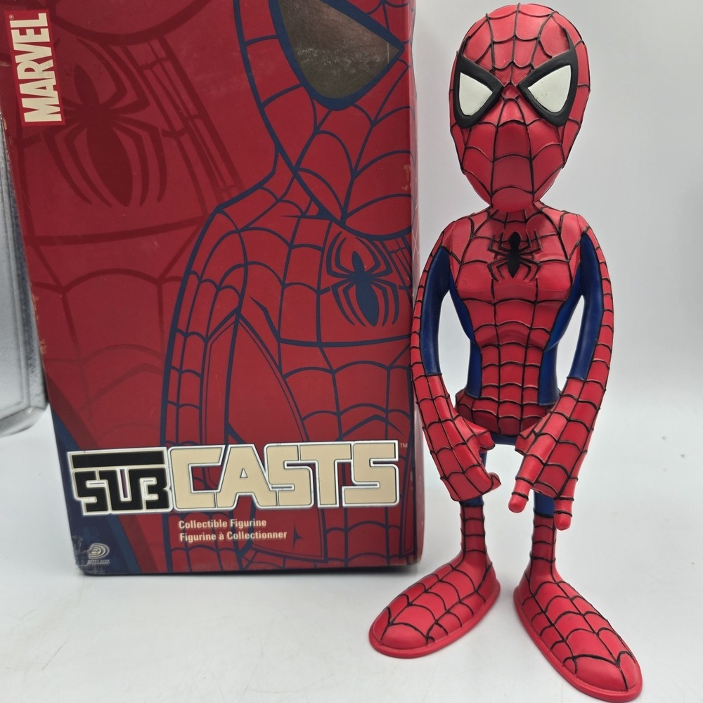 Marvel SubCasts Upper Deck X TWEEQIM Spider-Man Figure 9" Statue New Limited Ed.